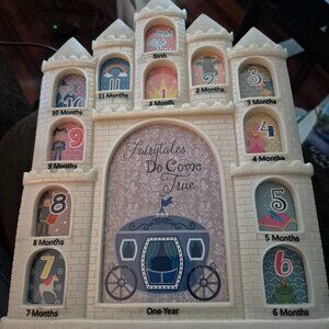Mozlly White Fairytales Do Come True Castle Baby First Year Collage Photo Frame